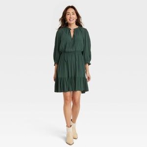 Knox Rose Green A-Line Dress